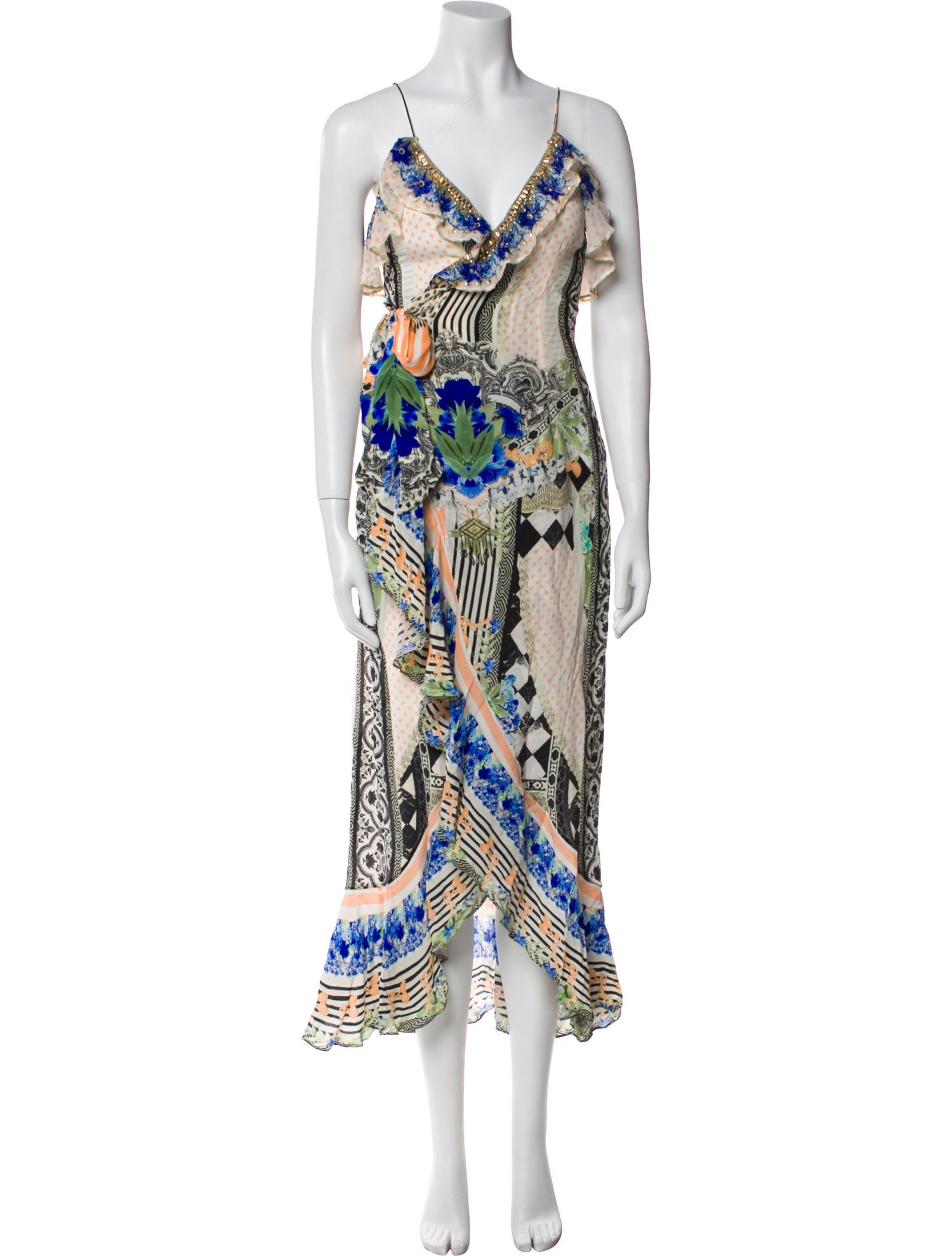 Camilla Silk Midi Length Dress