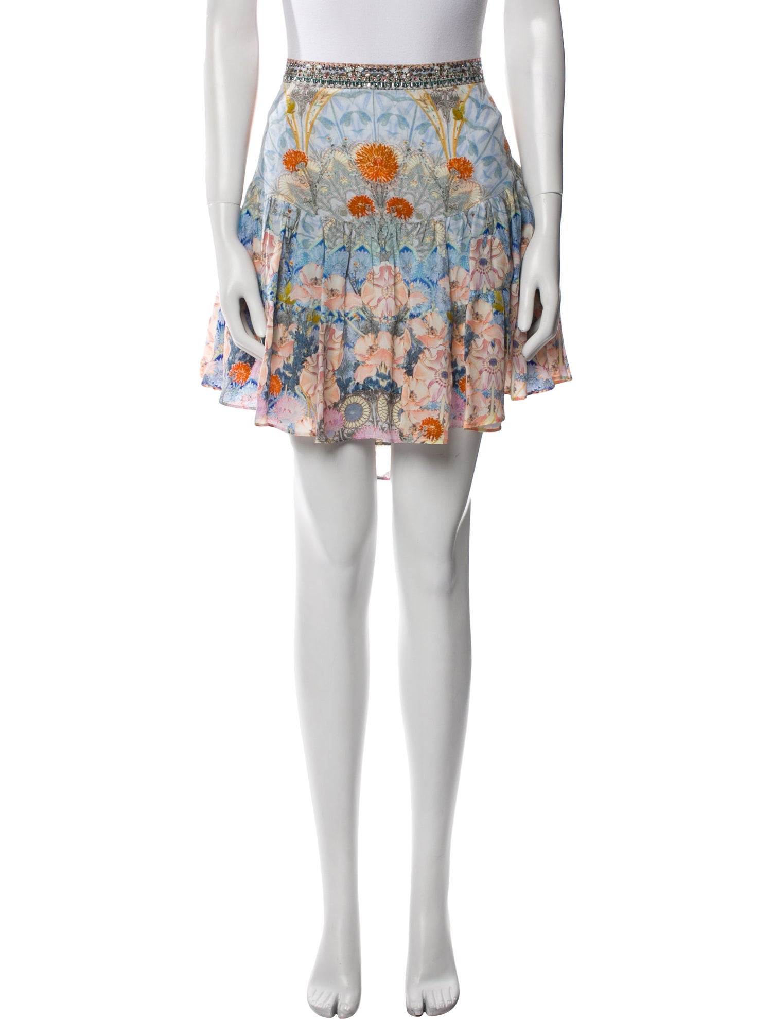 Camilla Silk Mini Skirt w/ Tags