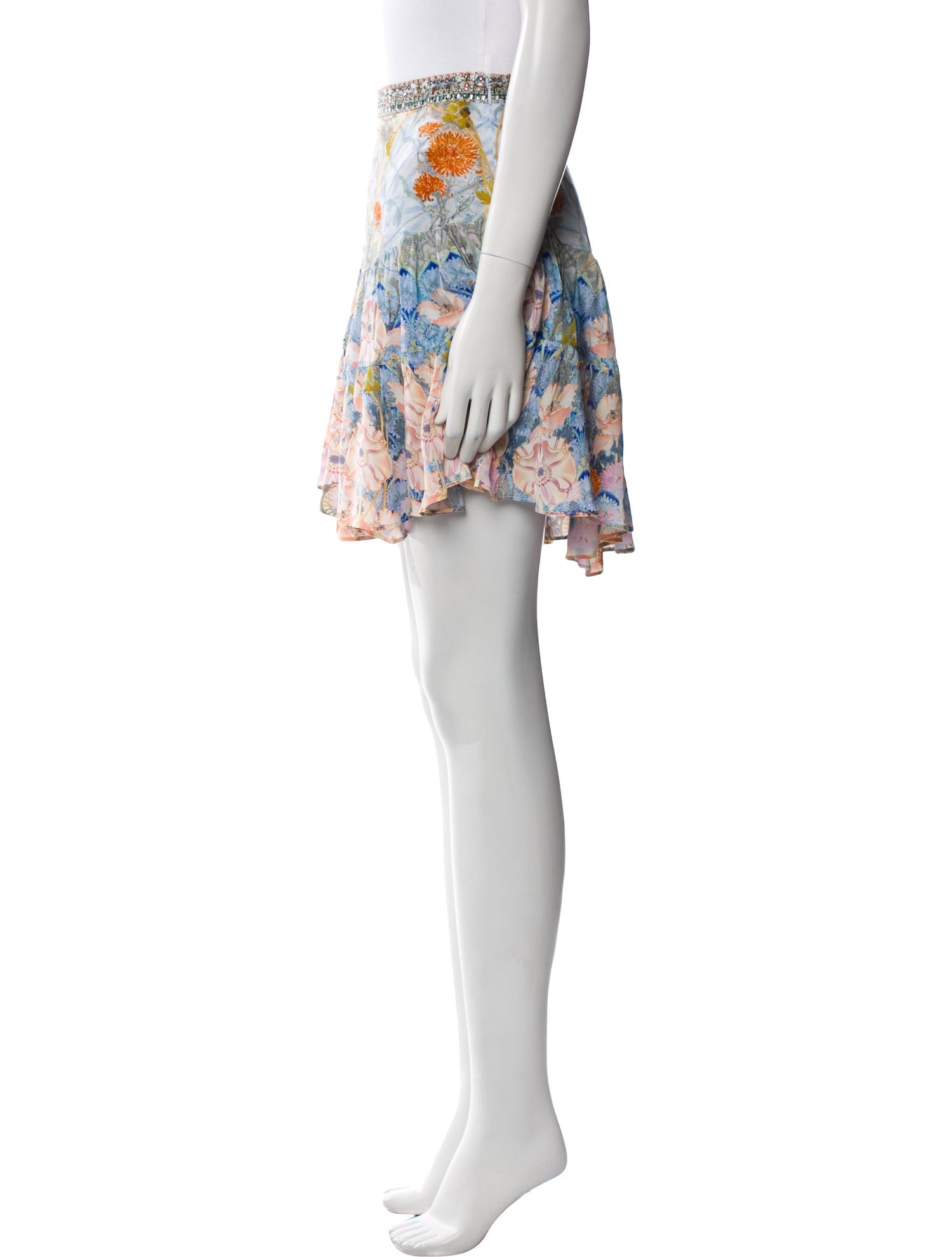 Camilla Silk Mini Skirt w/ Tags