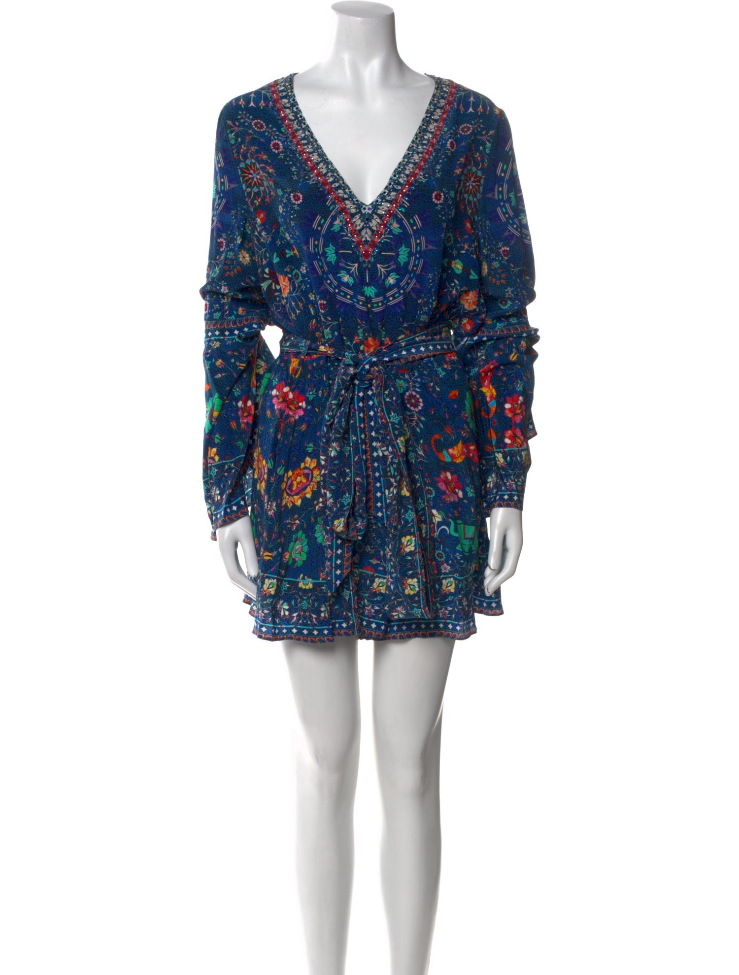Camilla Silk Printed Romper