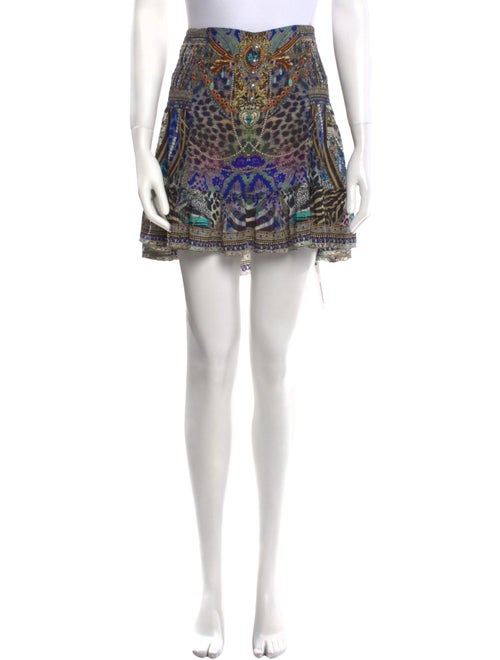 Camilla Silk Mini Skirt