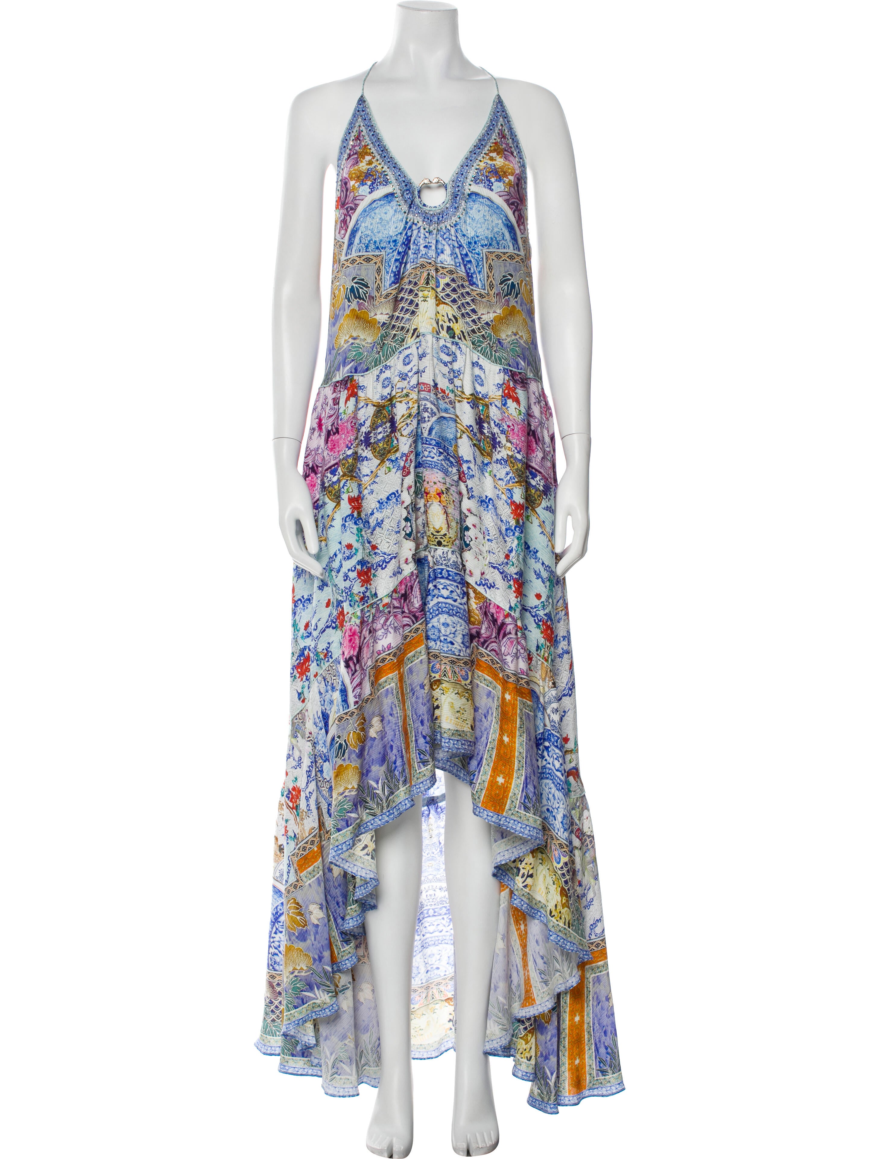 Camilla Silk Long Dress