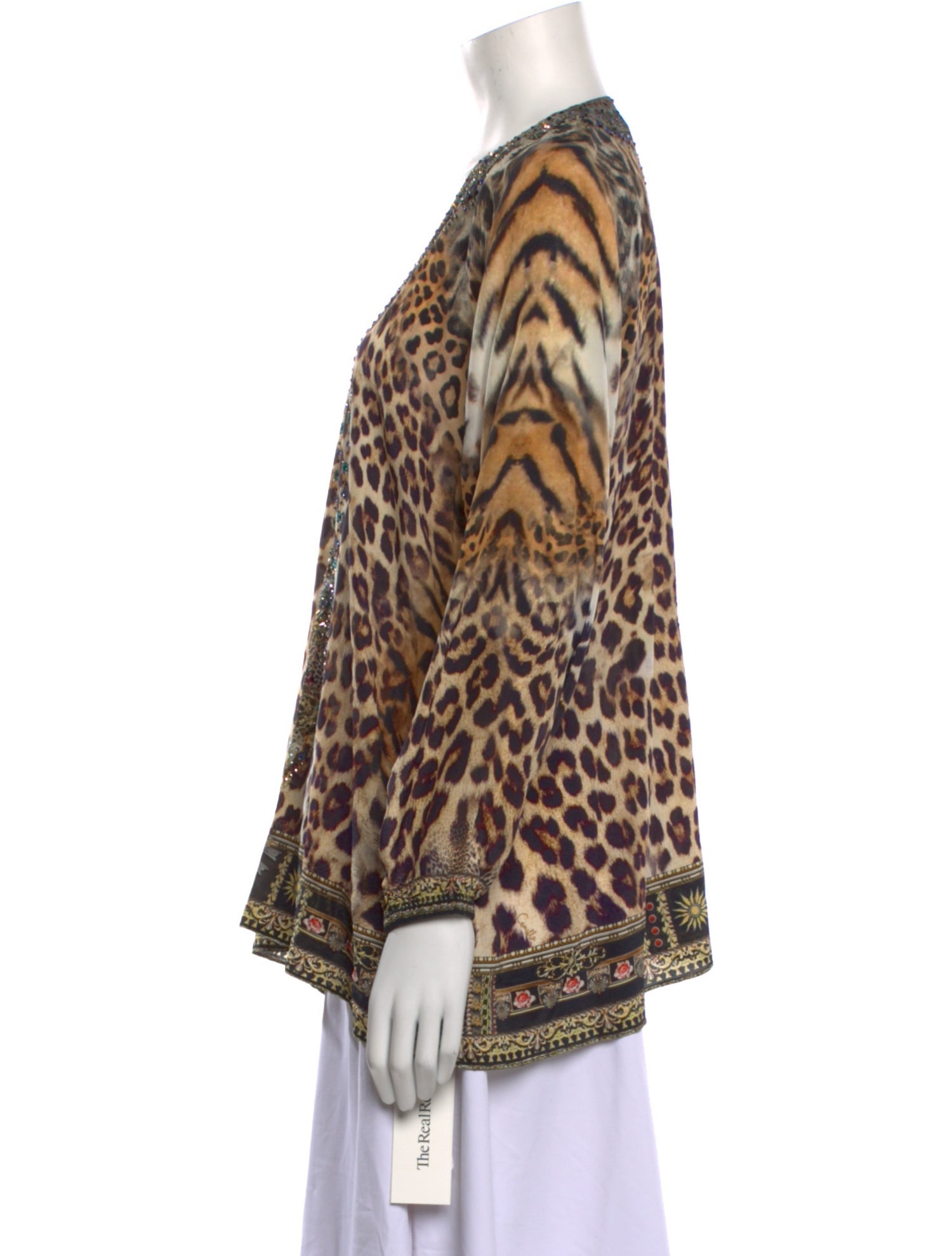 Camilla Silk Animal Print Blouse