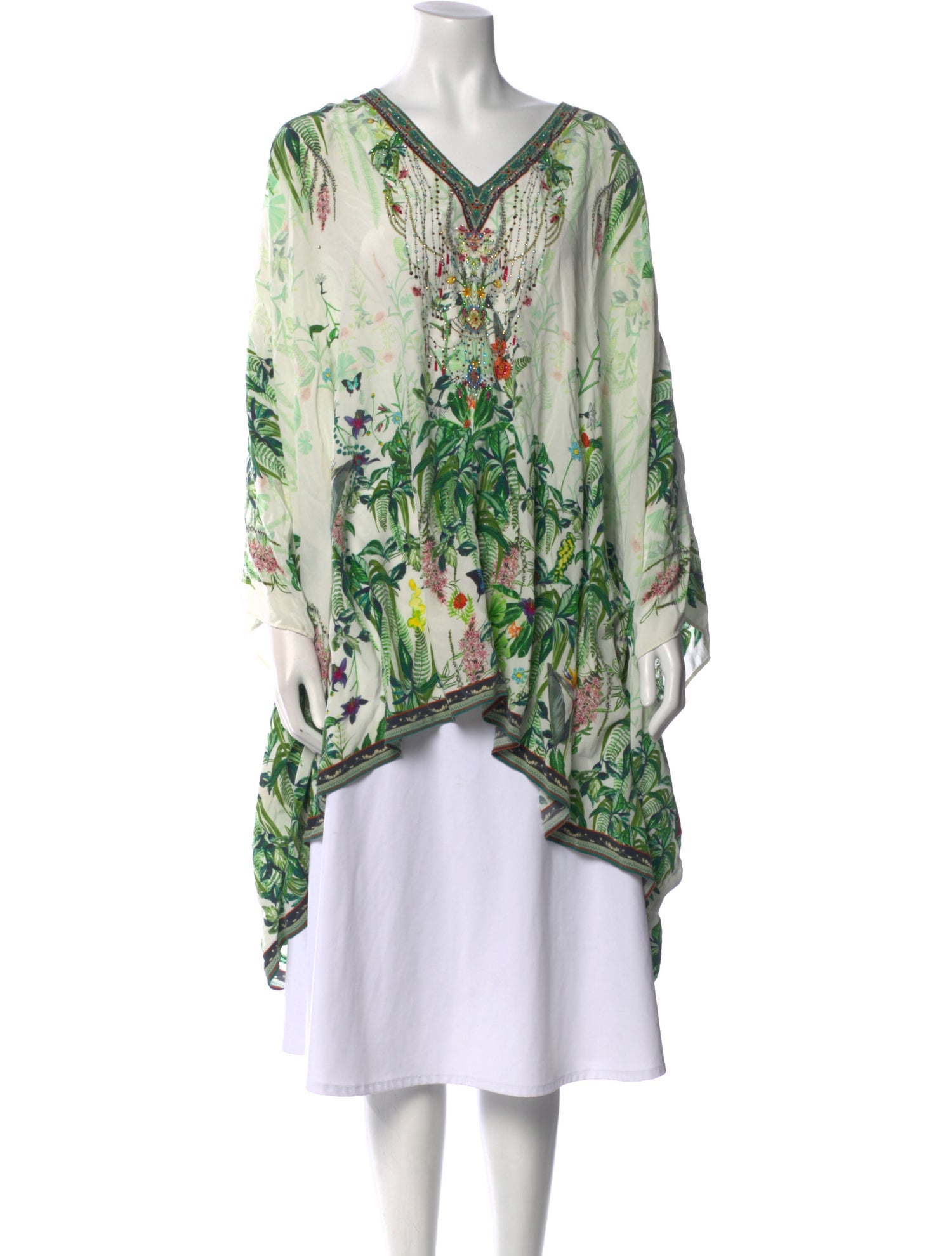 Camilla Floral Print V-Neck Tunic