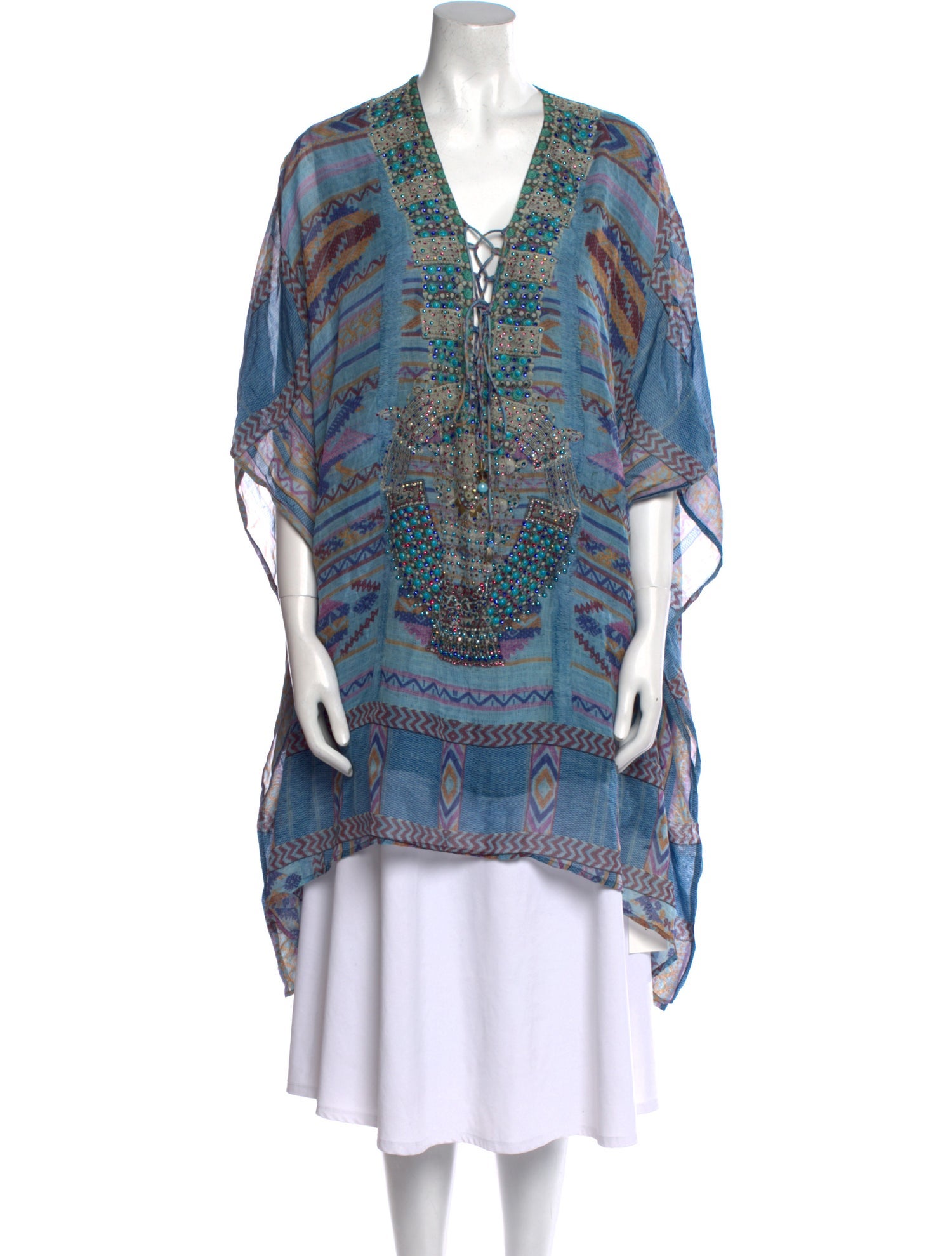 Camilla Silk Printed Tunic