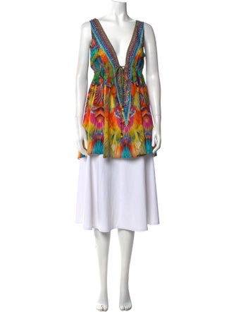 Camilla Silk Printed Tunic