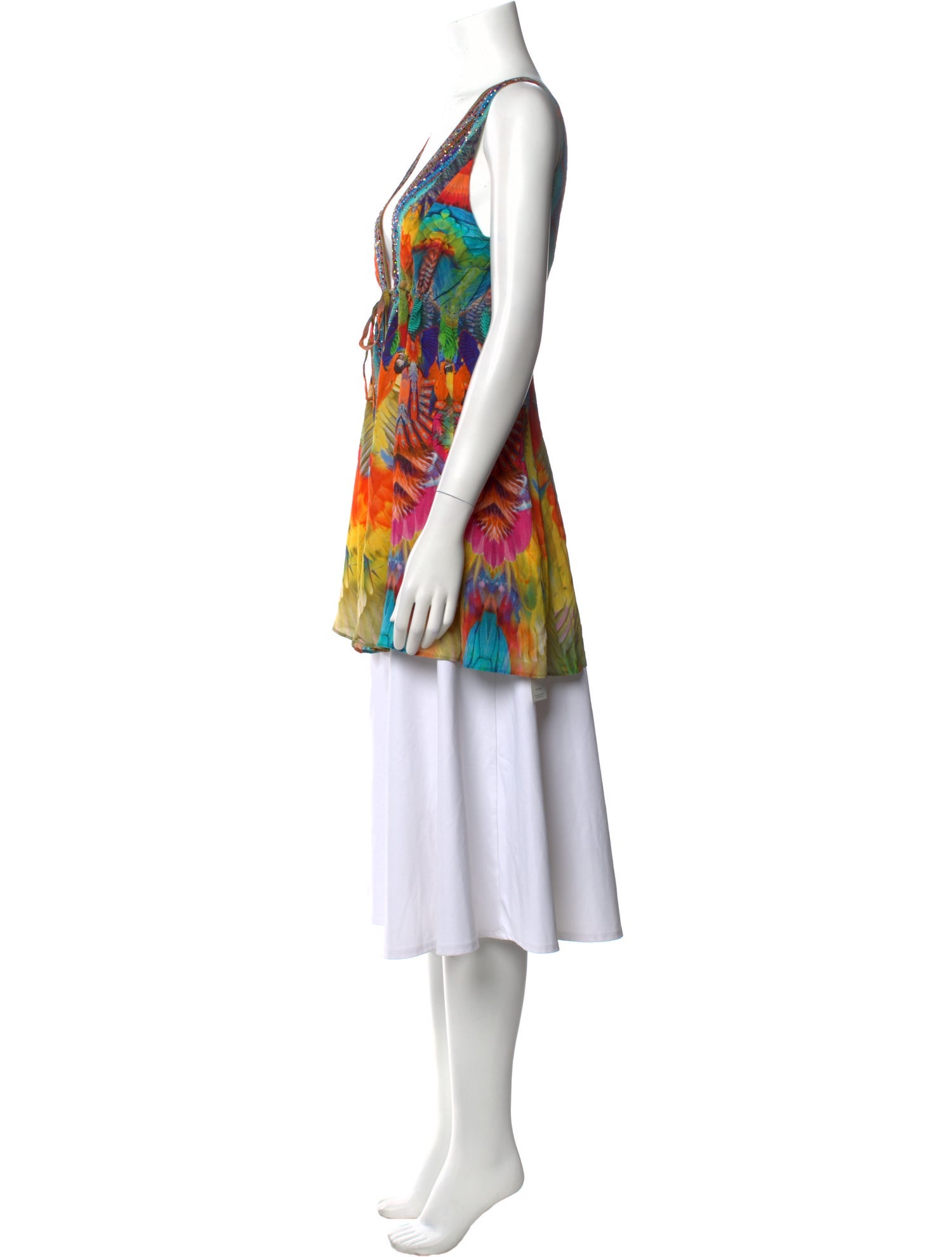 Camilla Silk Printed Tunic