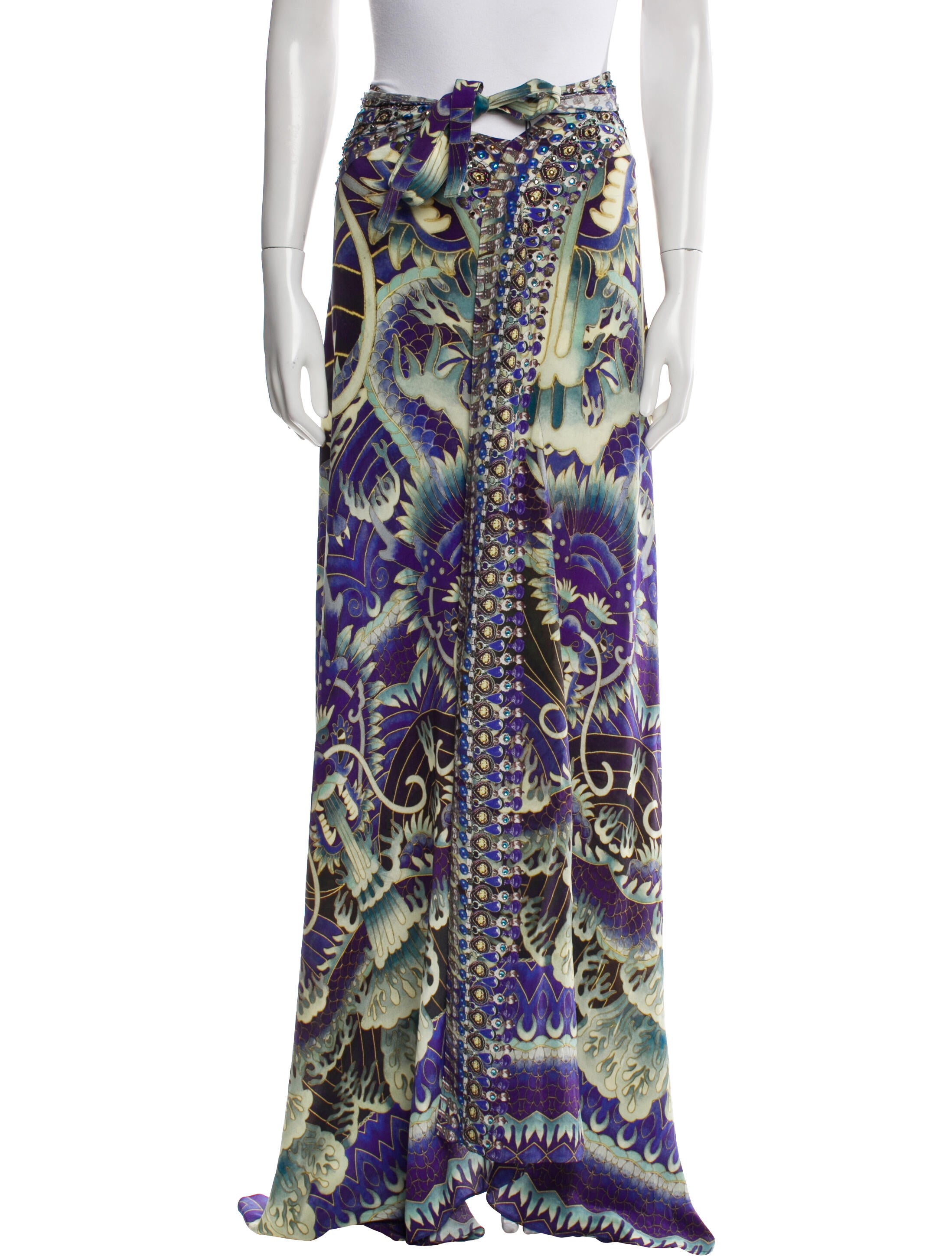 Camilla Silk Printed Robe