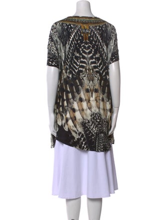 Camilla Printed Scoop Neck Tunic