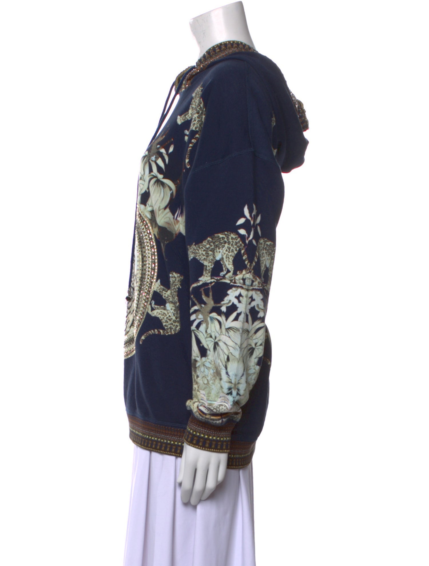 Camilla Printed Crew Neck Sweater