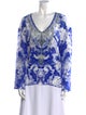 Camilla Silk Printed Blouse