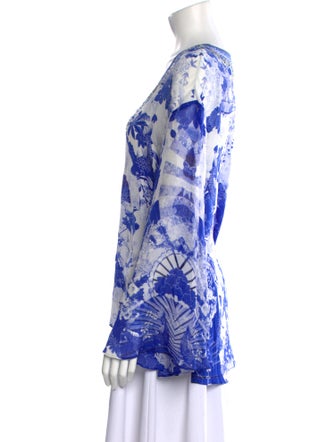 Camilla Silk Printed Blouse