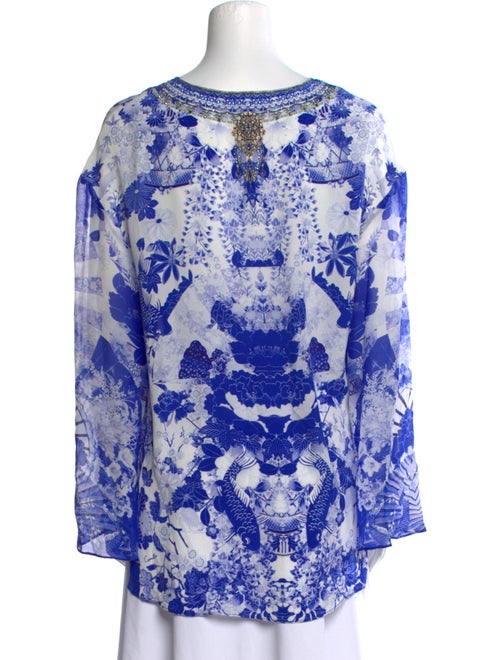 Camilla Silk Printed Blouse