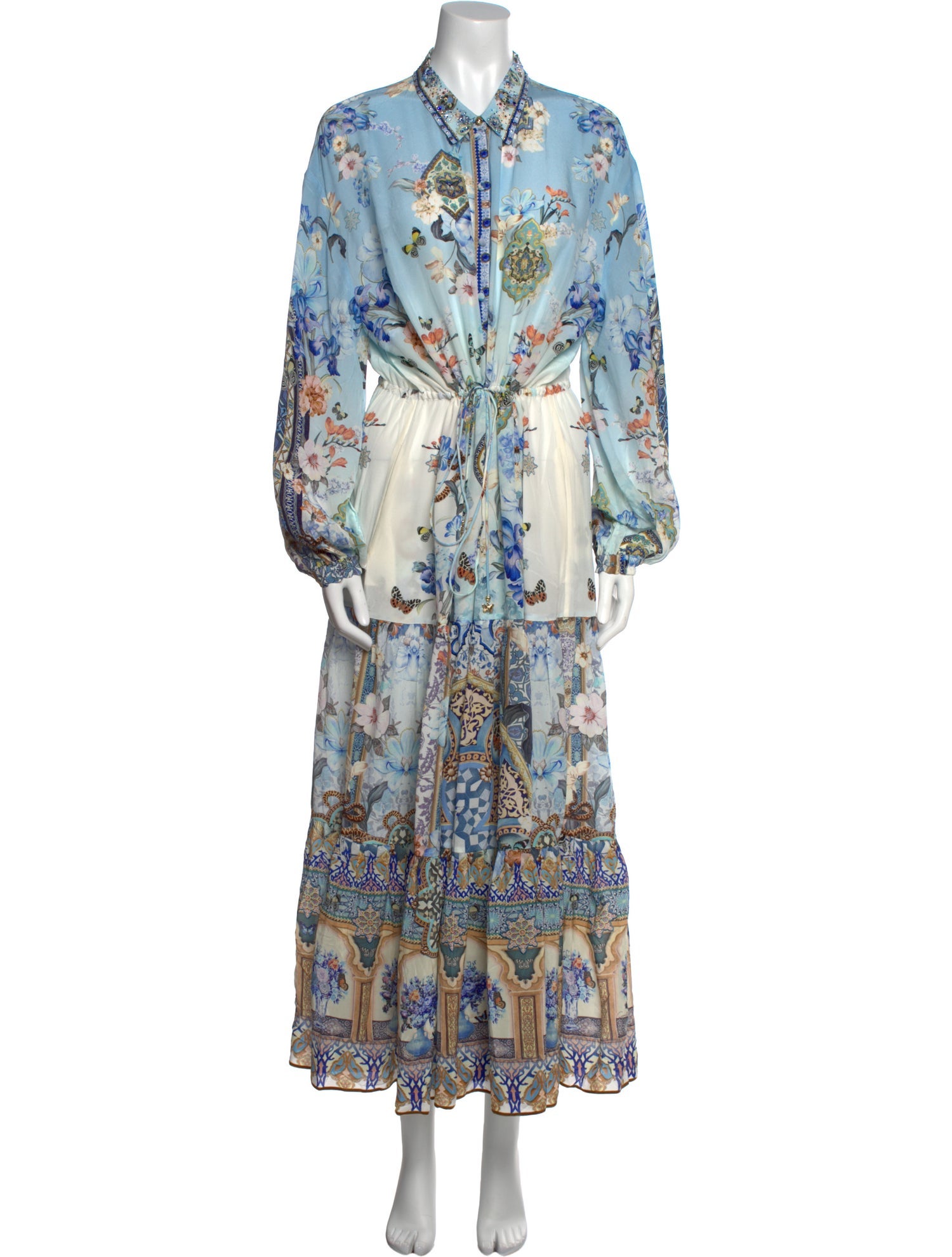 Camilla Silk Long Dress