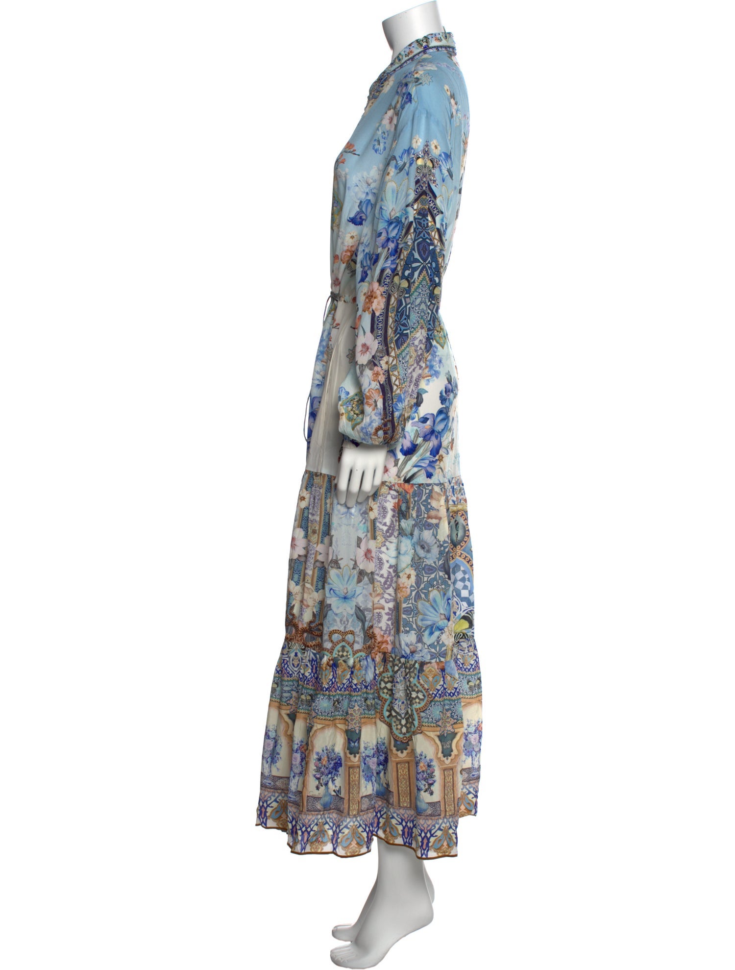 Camilla Silk Long Dress