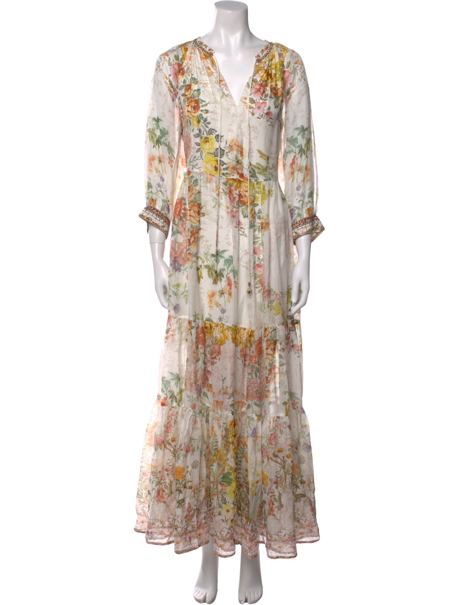 Camilla Silk Long Dress w/ Tags