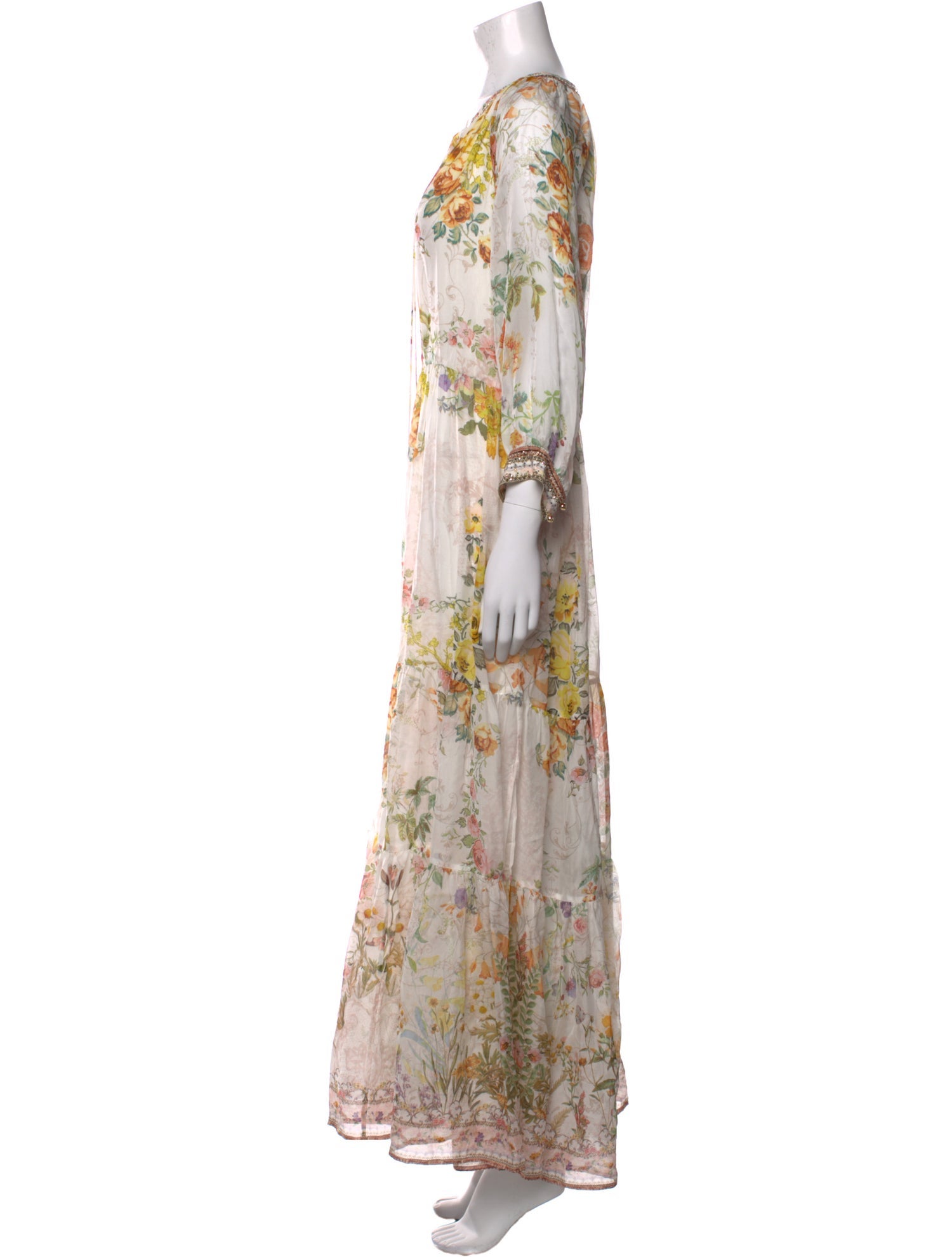 Camilla Silk Long Dress w/ Tags