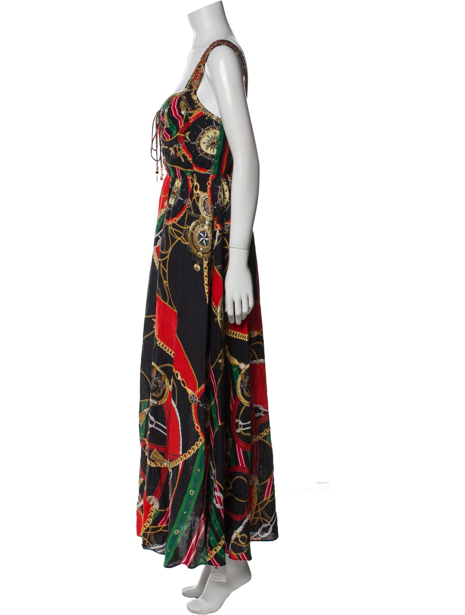 Camilla Linen Long Dress