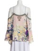 Camilla Silk Floral Print Blouse