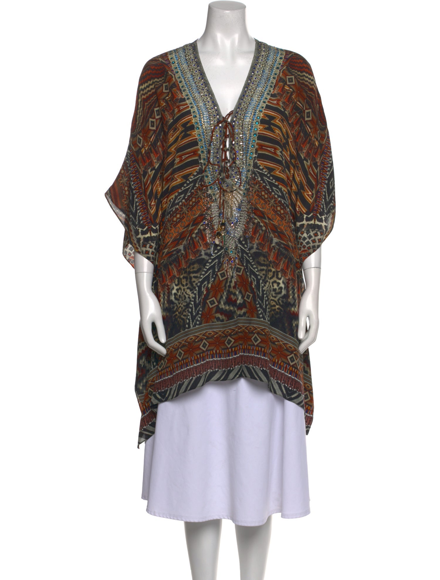 Camilla Silk Printed Tunic