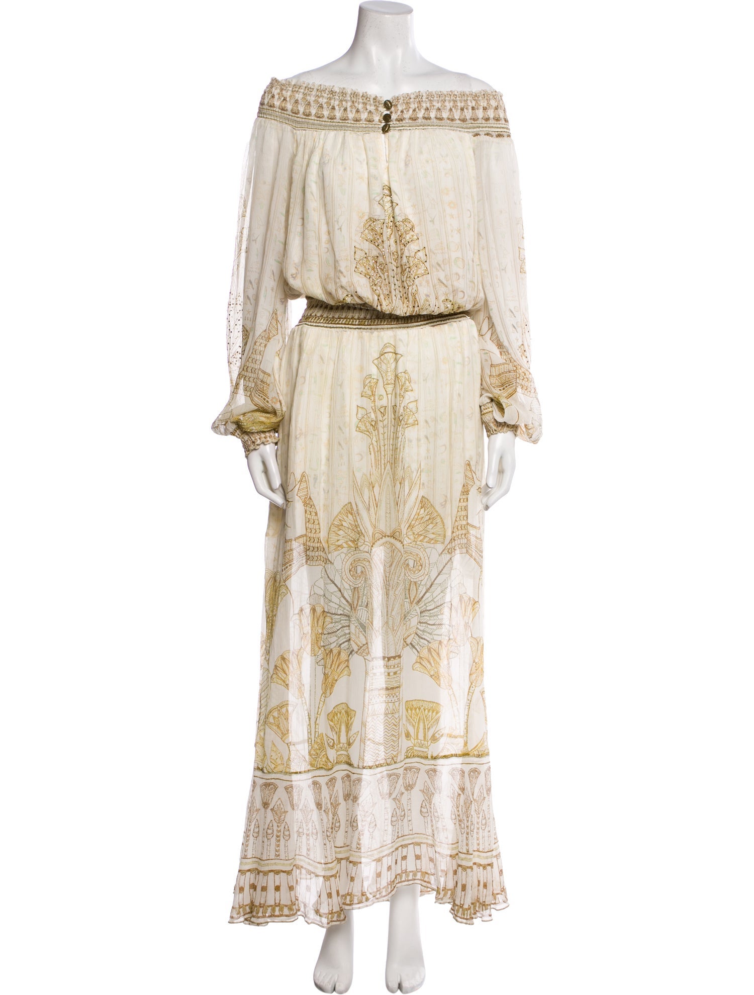 Camilla Silk Long Dress