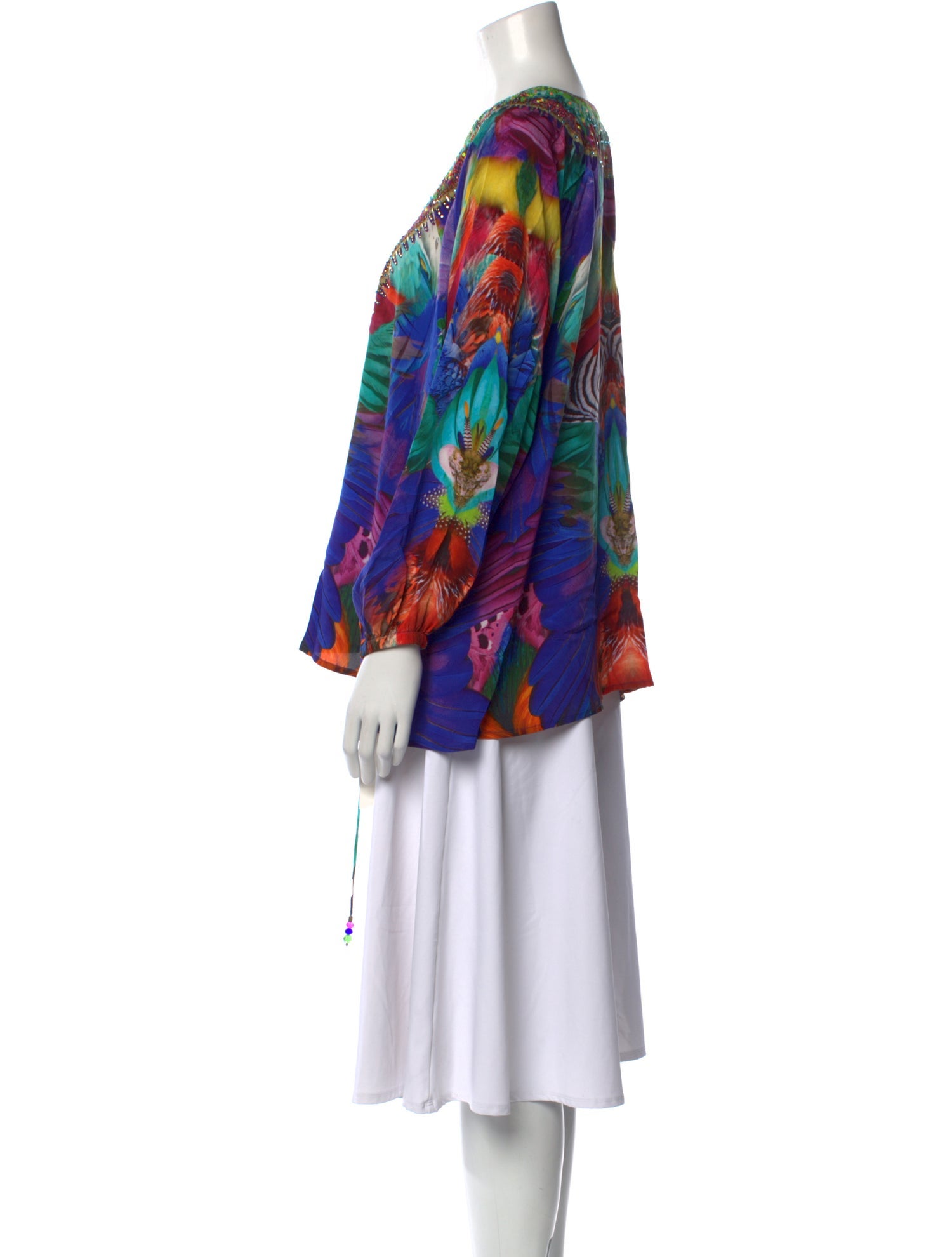 Camilla Silk Printed Blouse