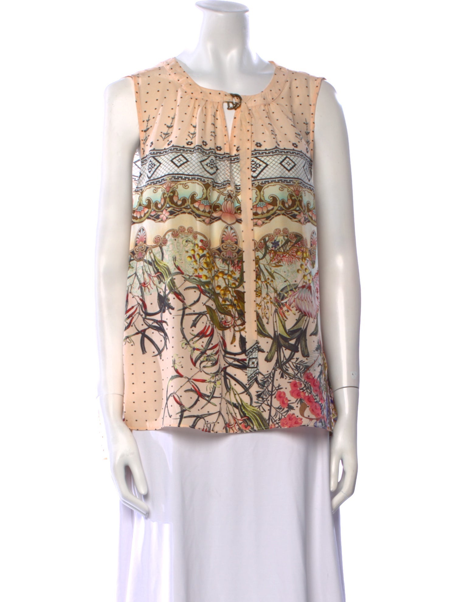 Camilla Silk Printed Top