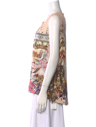 Camilla Silk Printed Top