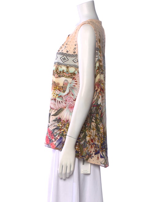 Camilla Silk Printed Top