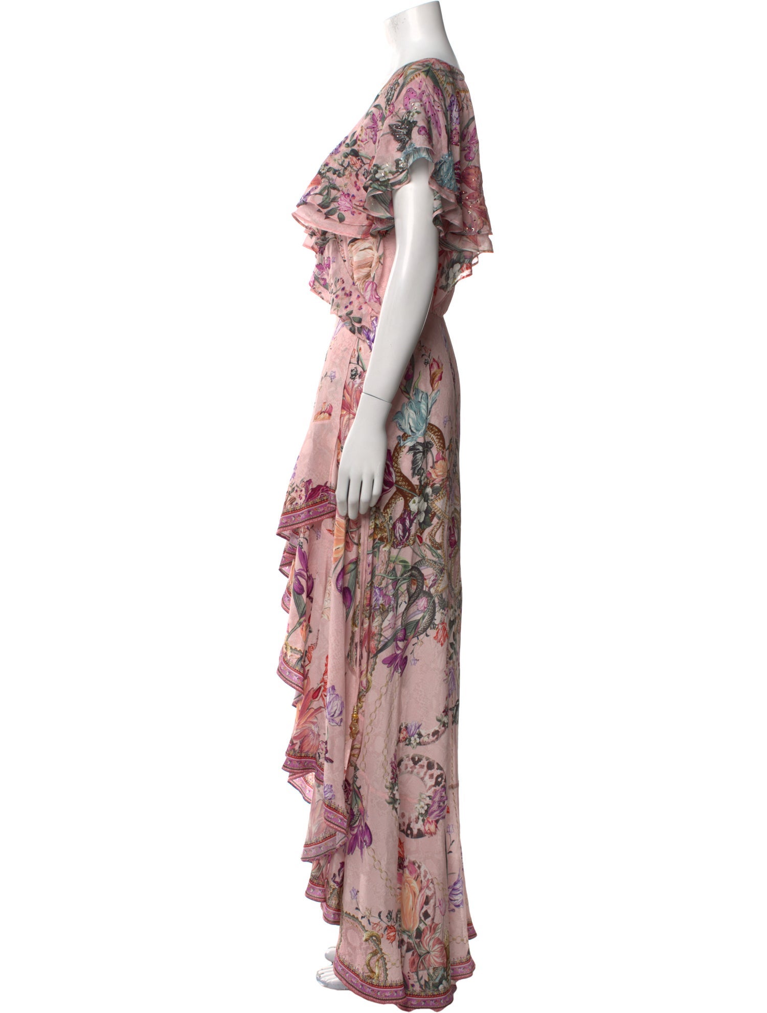 Camilla Silk Long Dress