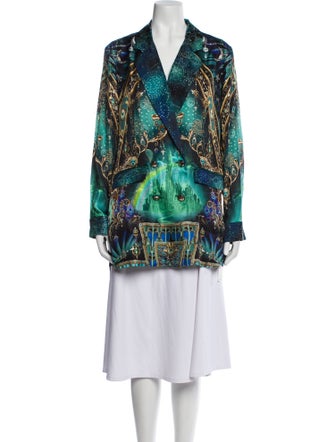 Camilla Silk Printed Jacket
