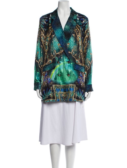 Camilla Silk Printed Jacket