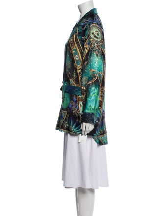 Camilla Silk Printed Jacket