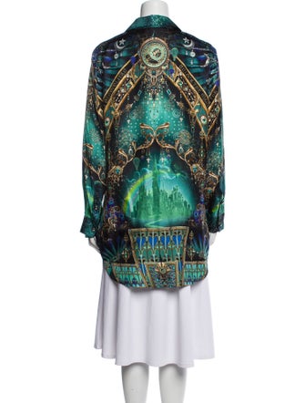 Camilla Silk Printed Jacket