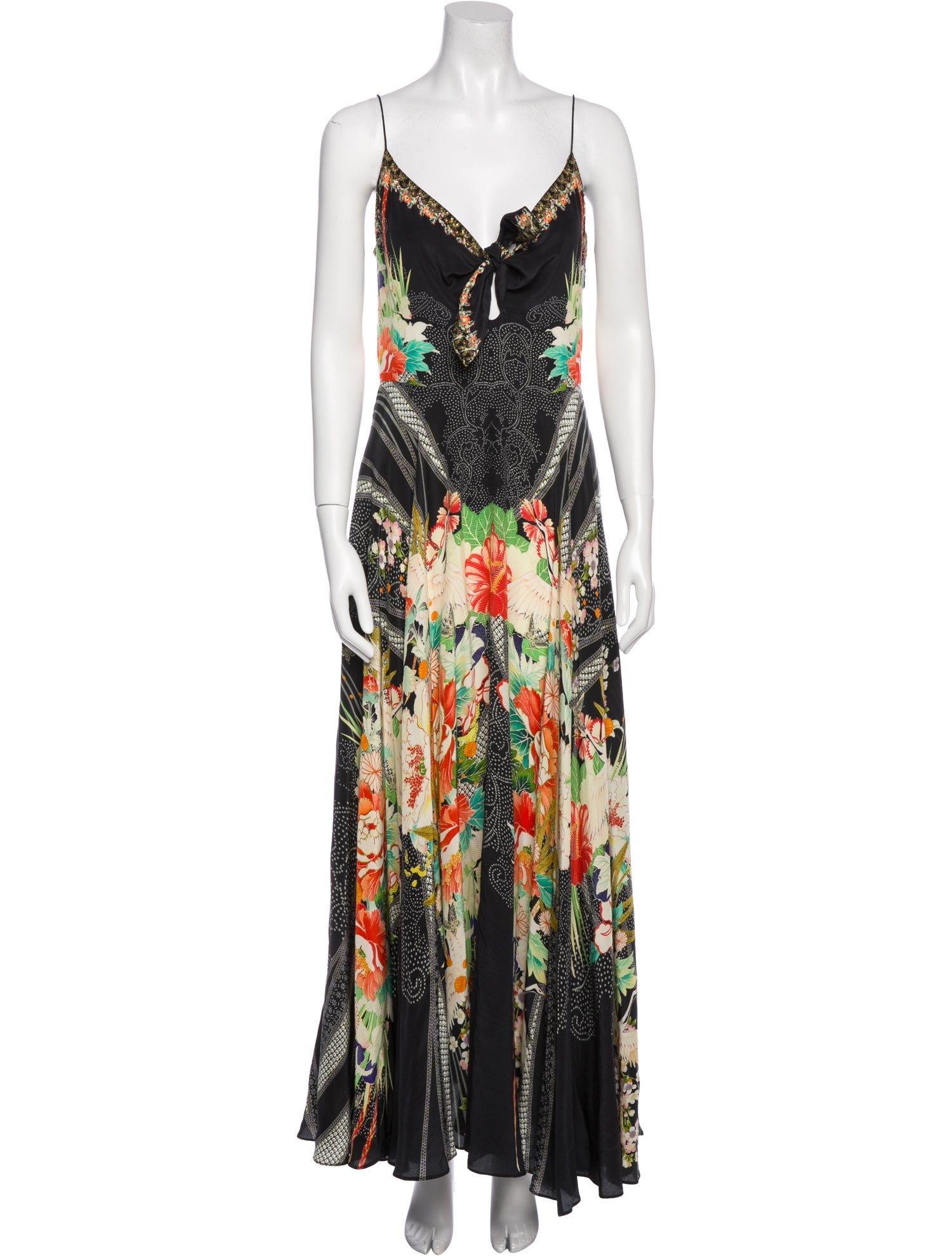 Camilla Silk Long Dress