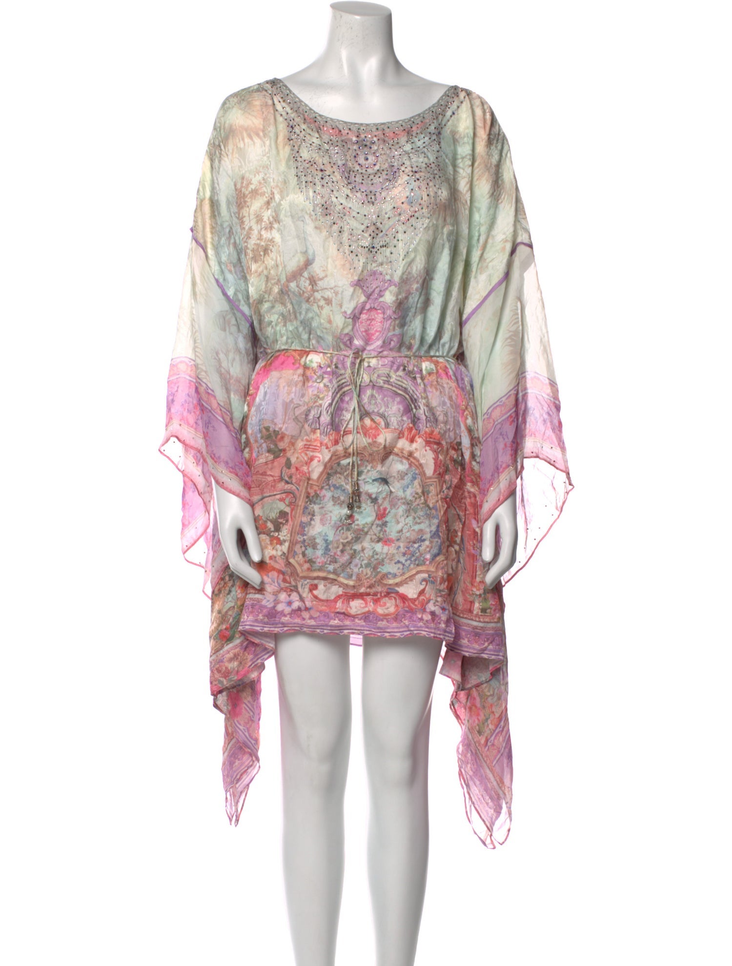 Camilla Silk Knee-Length Dress