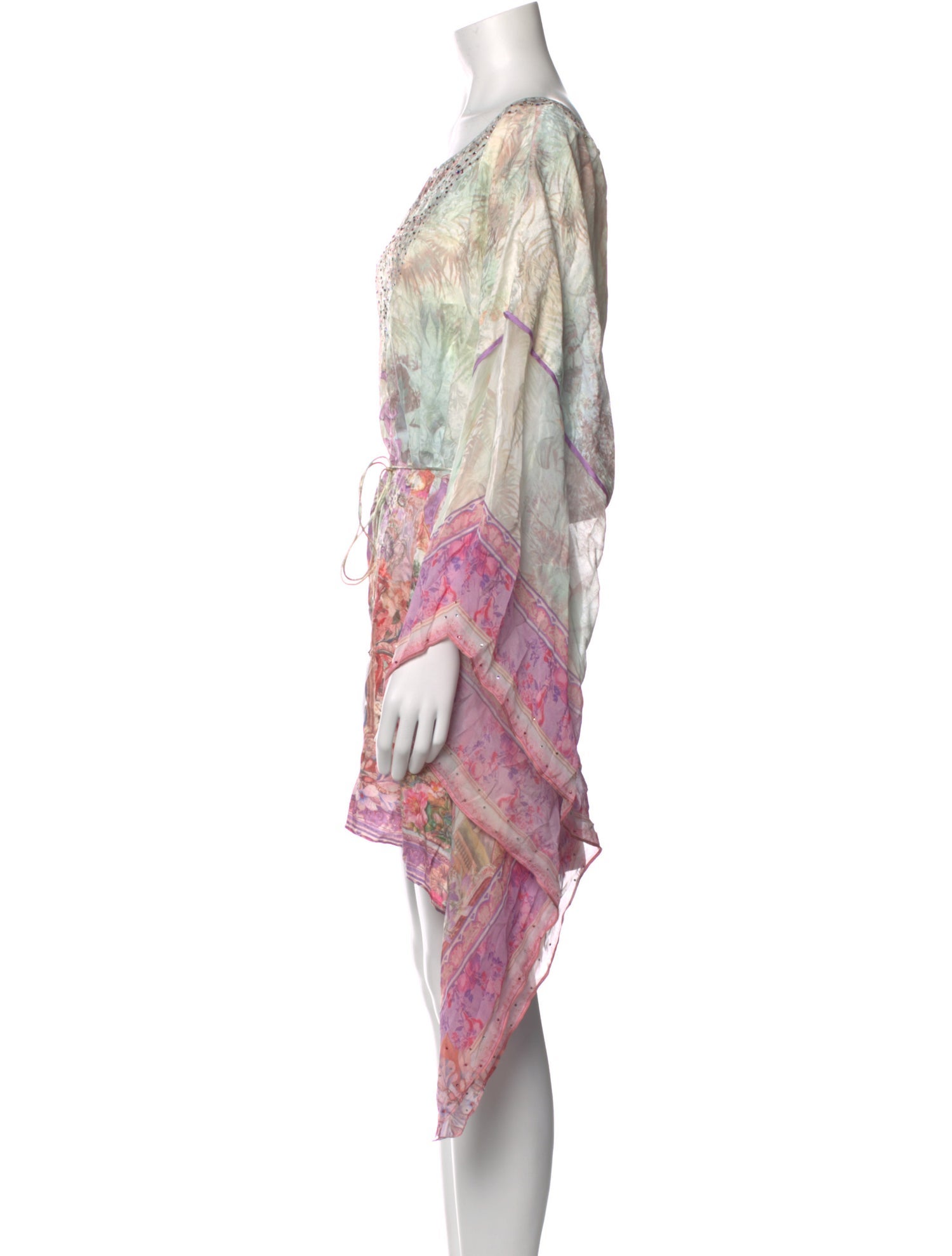 Camilla Silk Knee-Length Dress