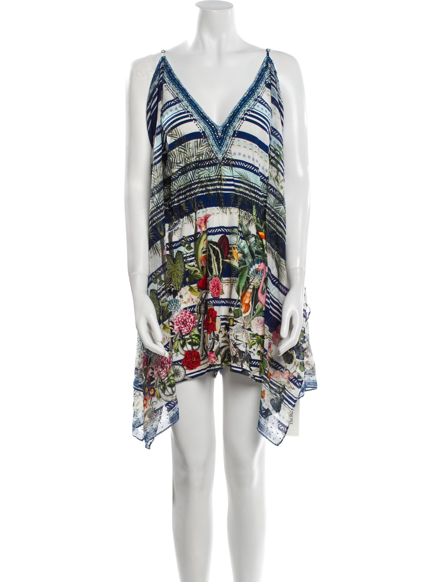 Camilla Silk Printed Romper