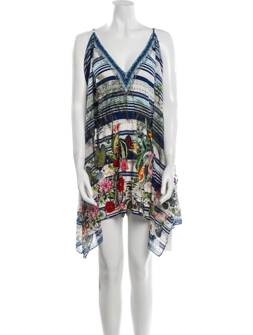 Camilla Silk Printed Romper