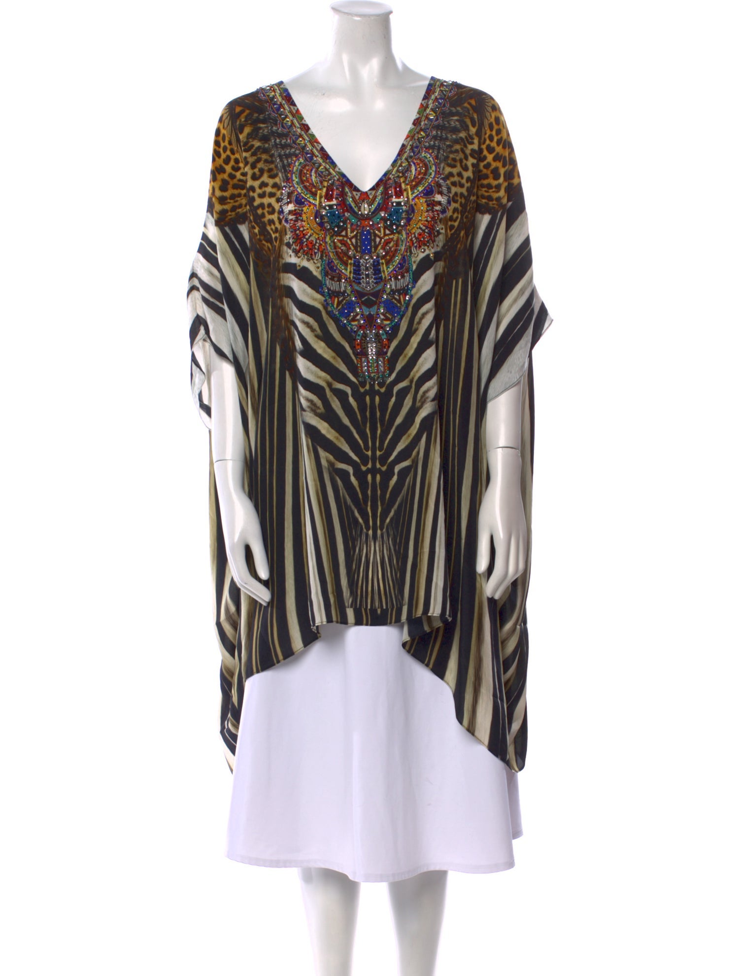 Camilla Silk Animal Print Tunic