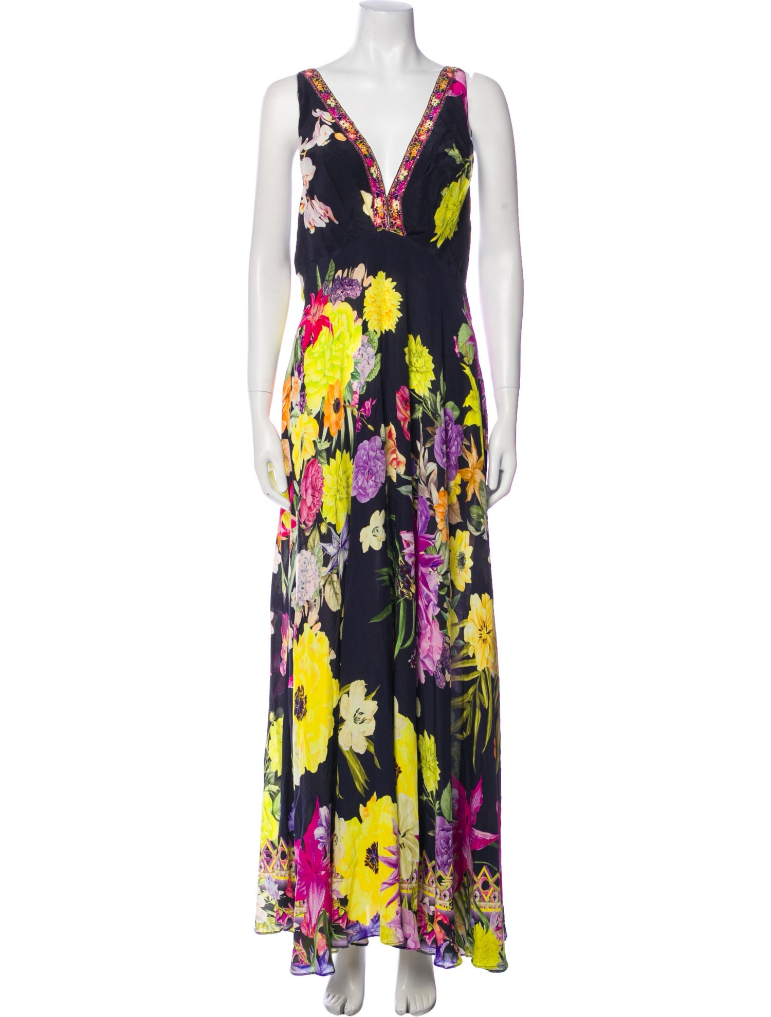 Camilla Silk Long Dress
