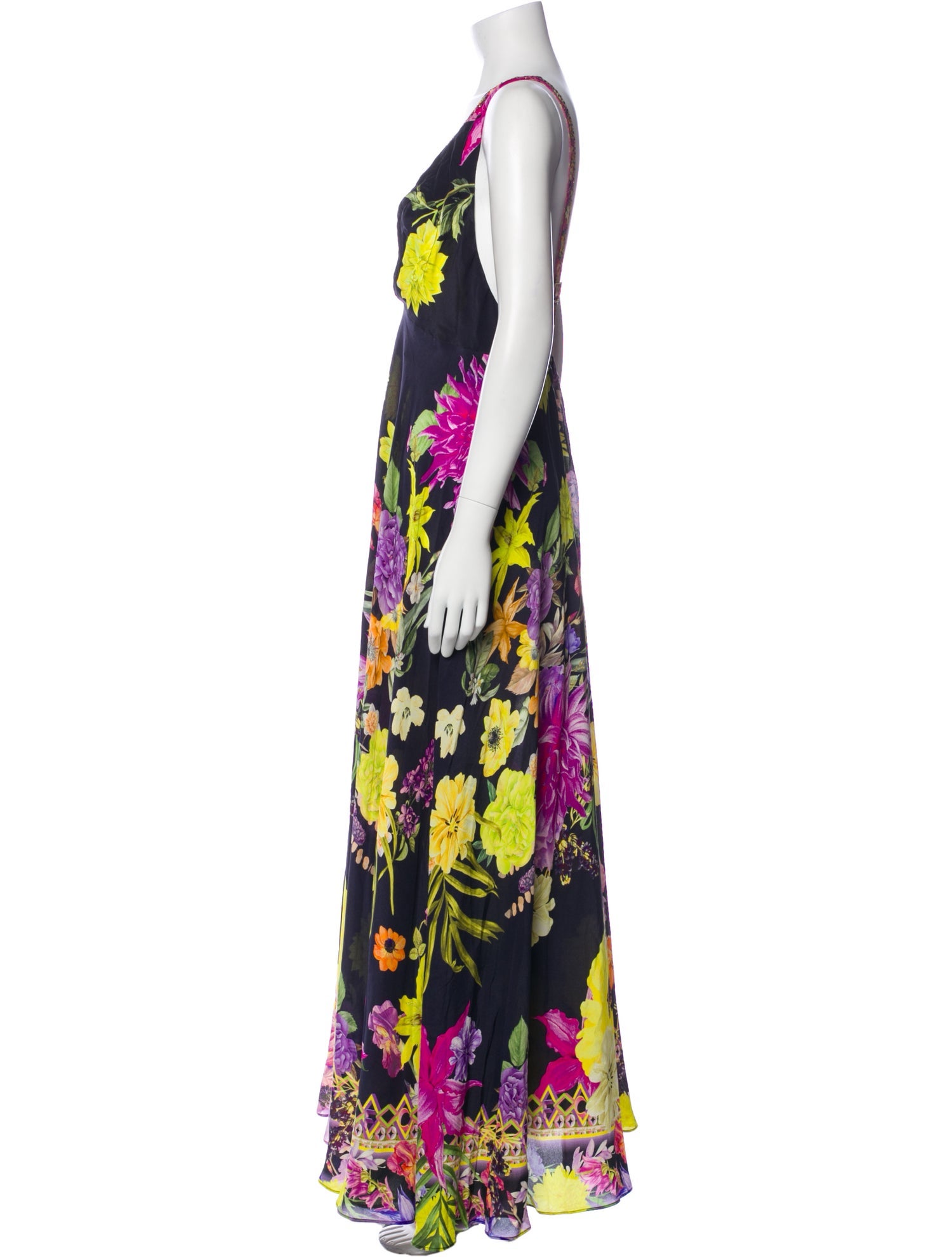 Camilla Silk Long Dress