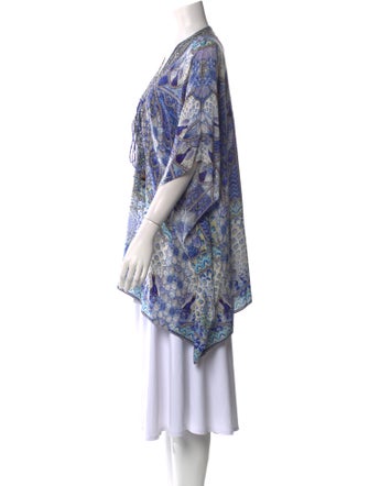 Camilla Silk Paisley Print Tunic