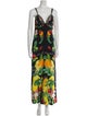 Camilla Printed Plunge Neckline Jumpsuit