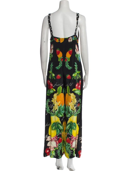 Camilla Printed Plunge Neckline Jumpsuit