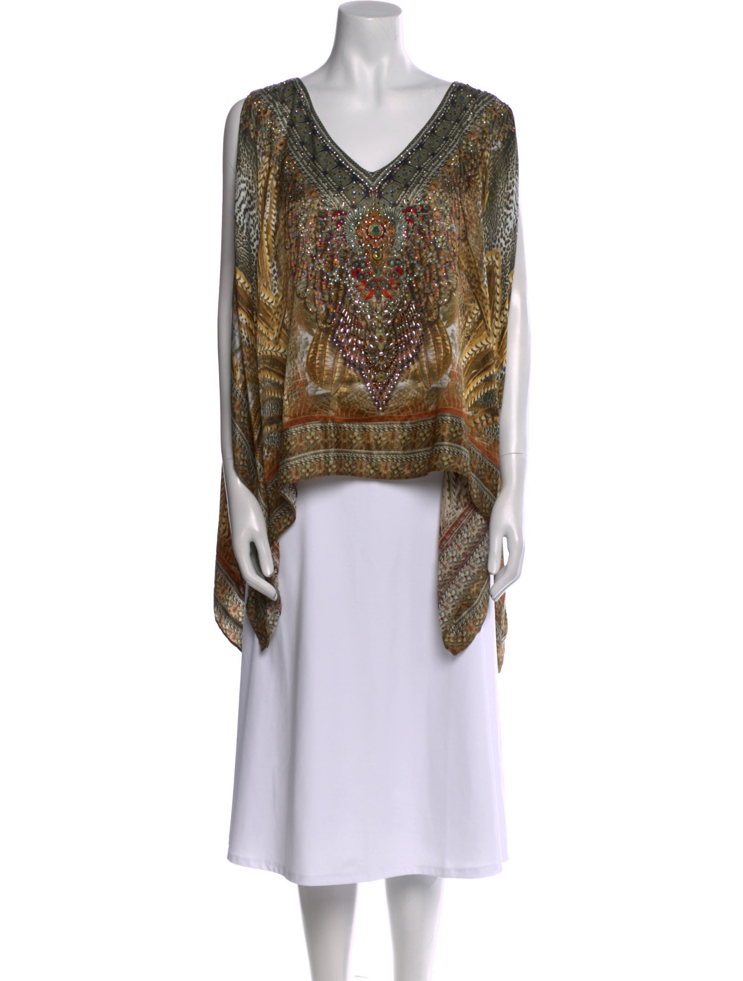 Camilla Silk Printed Tunic