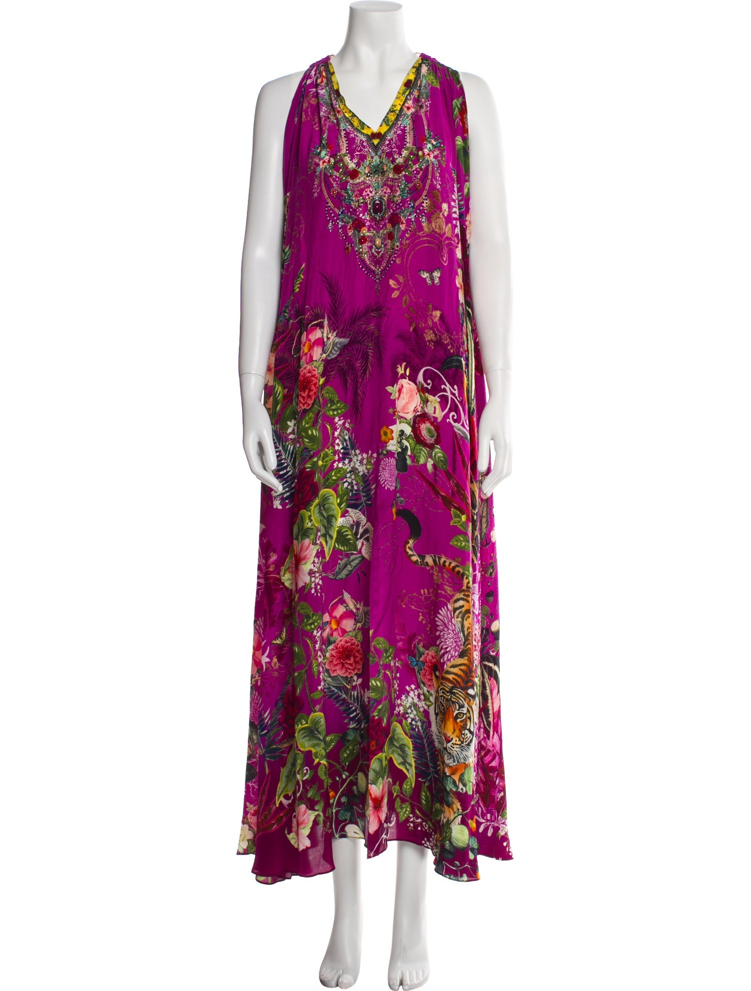 Camilla Silk Long Dress