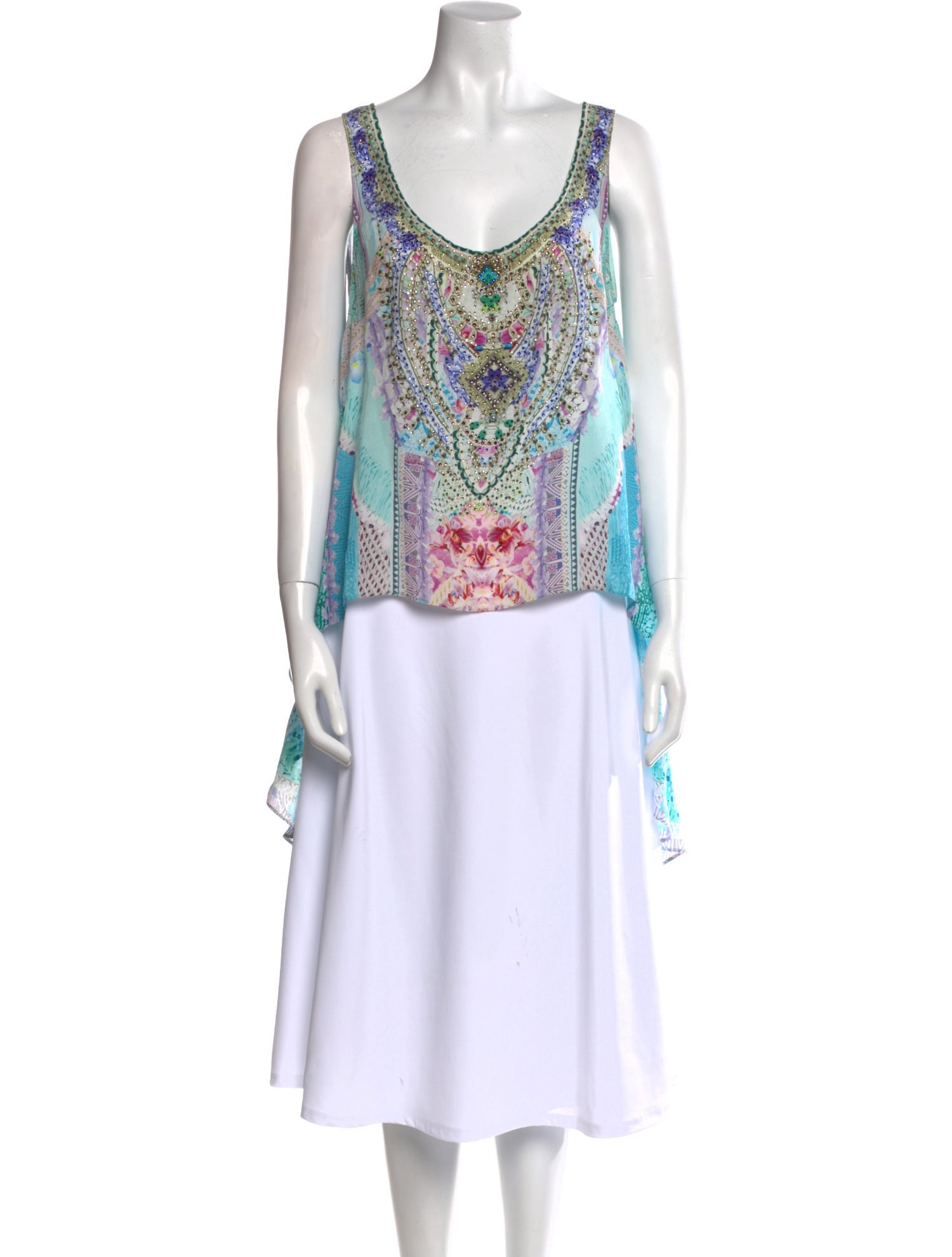 Camilla Silk Printed Tunic
