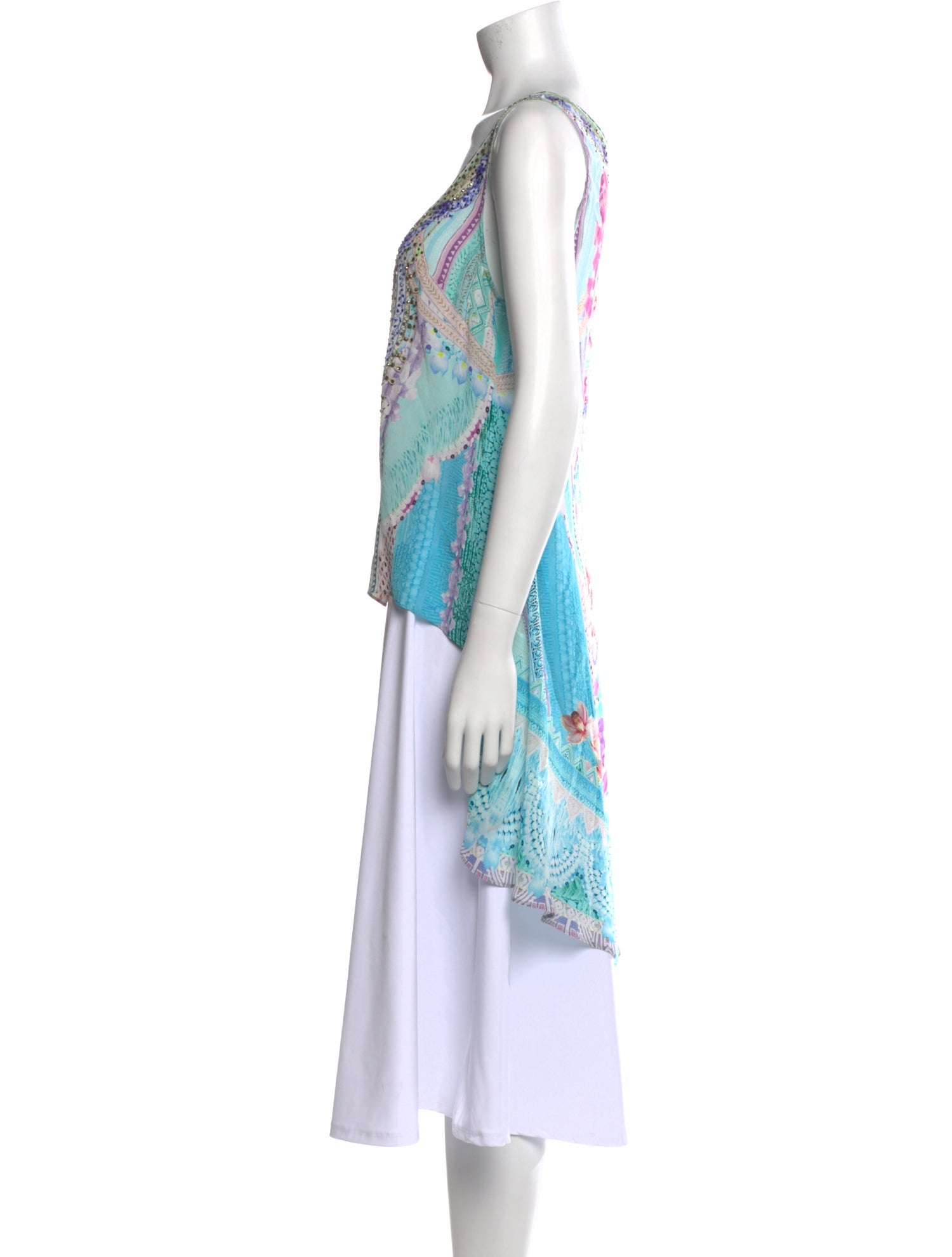 Camilla Silk Printed Tunic