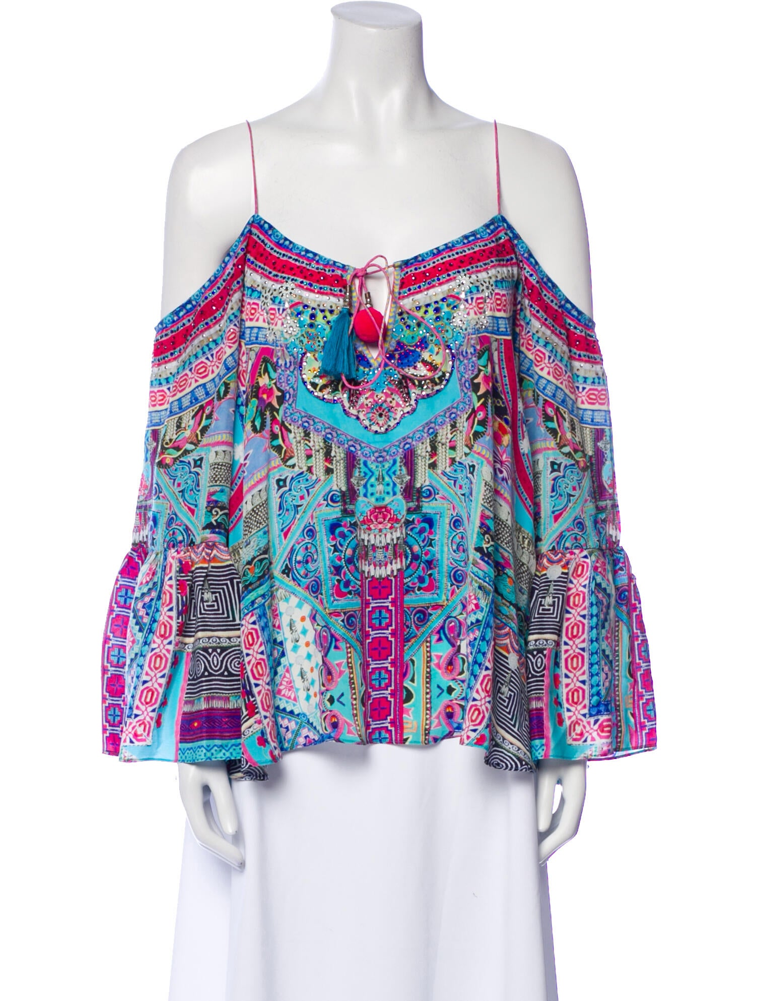 Camilla Silk Printed Blouse